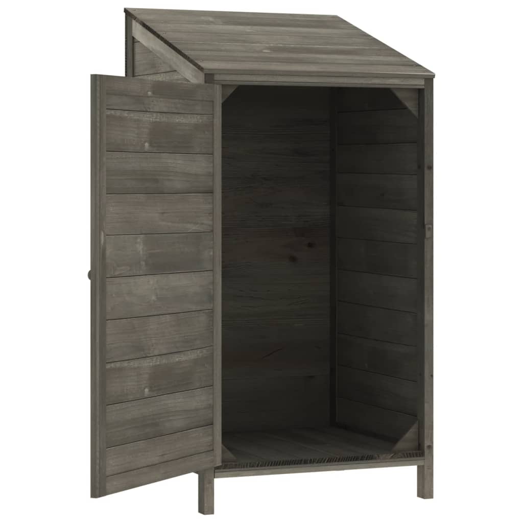 Geräteschuppen 55x52x174,5 cm Massivholz Tanne