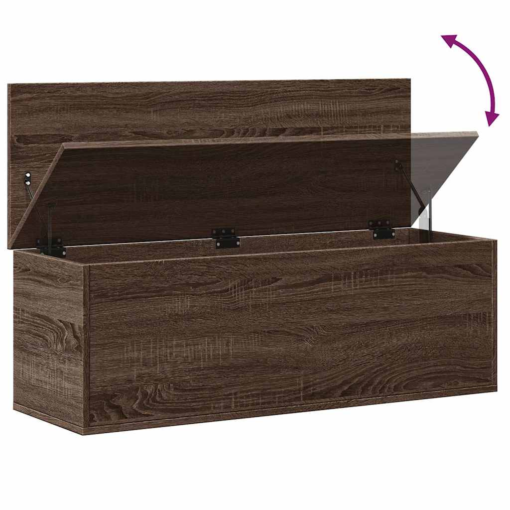 Aufbewahrungstruhe Weiß 84x42x46 cm Holzwerkstoff
