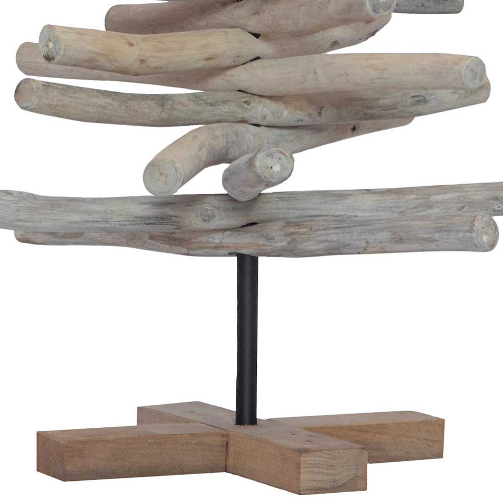 Weihnachtsbaum mit Ständer Braun 60 cm Massivholz Teak