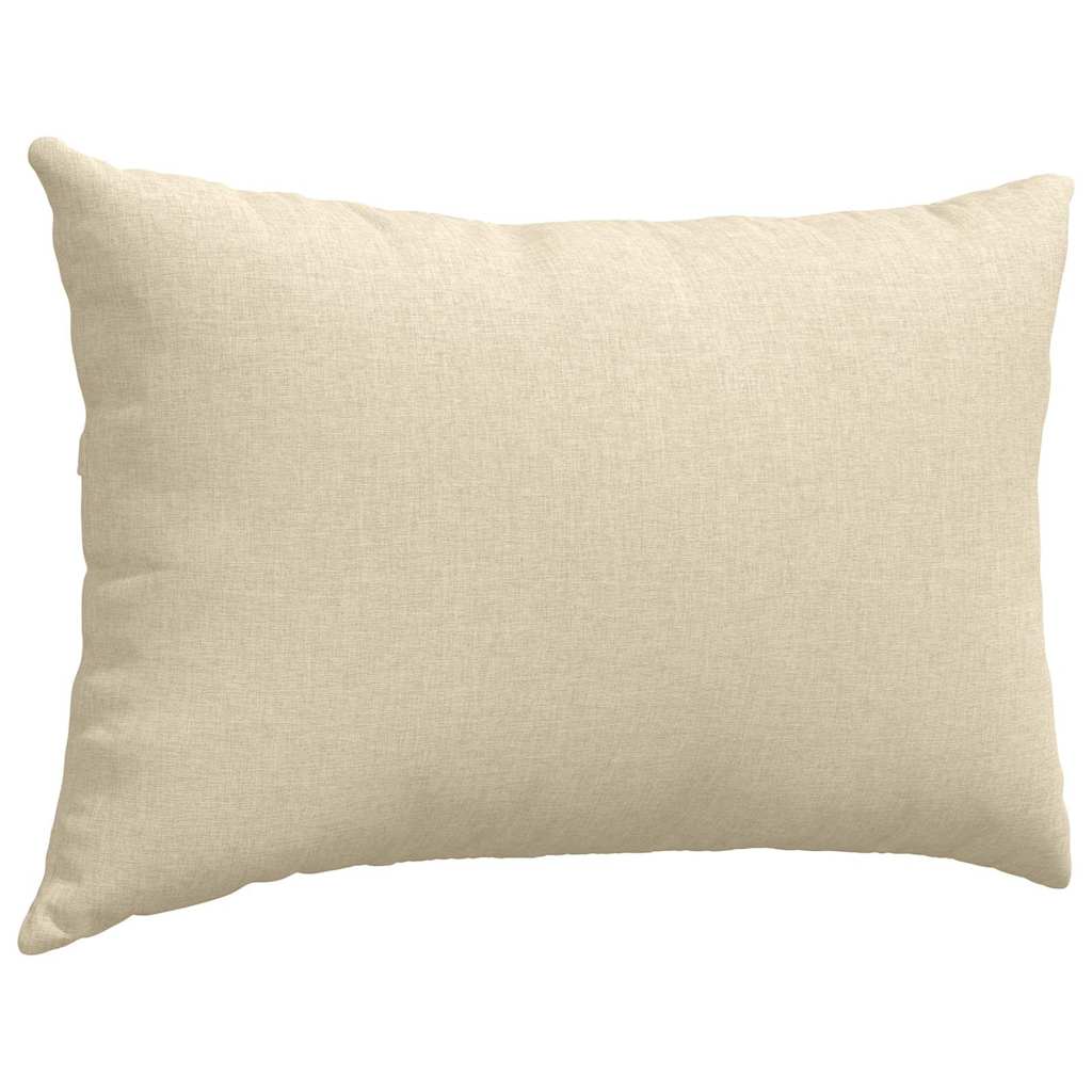 Sofakissen 2 pcs Hellgrau 50 x 30 cm Stoff
