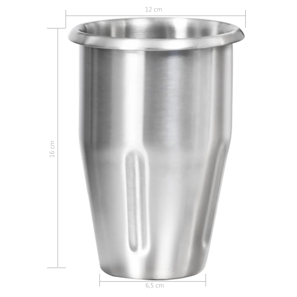Milchshake-Mixer Edelstahl 1 L