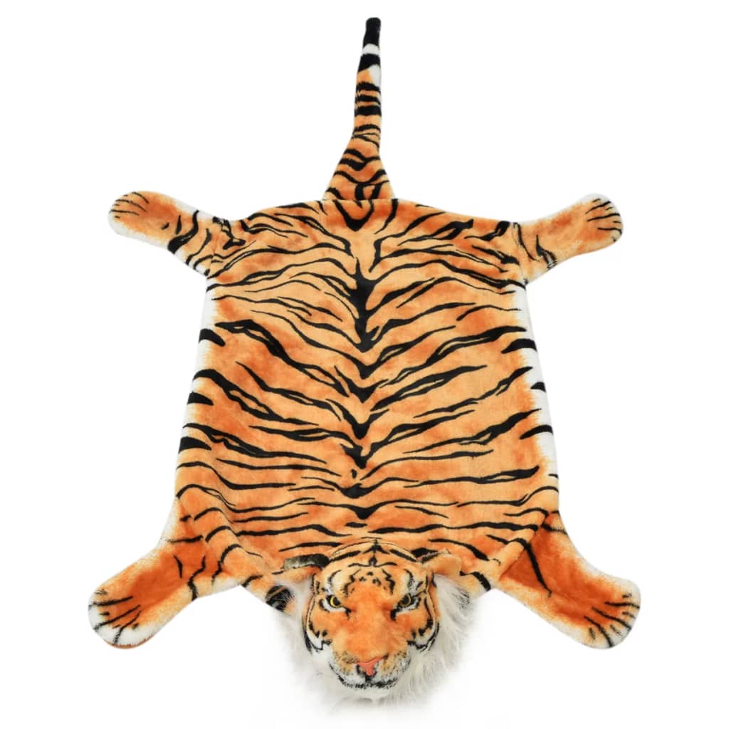 Plüsch Leopardenfell Teppich 139 cm Braun