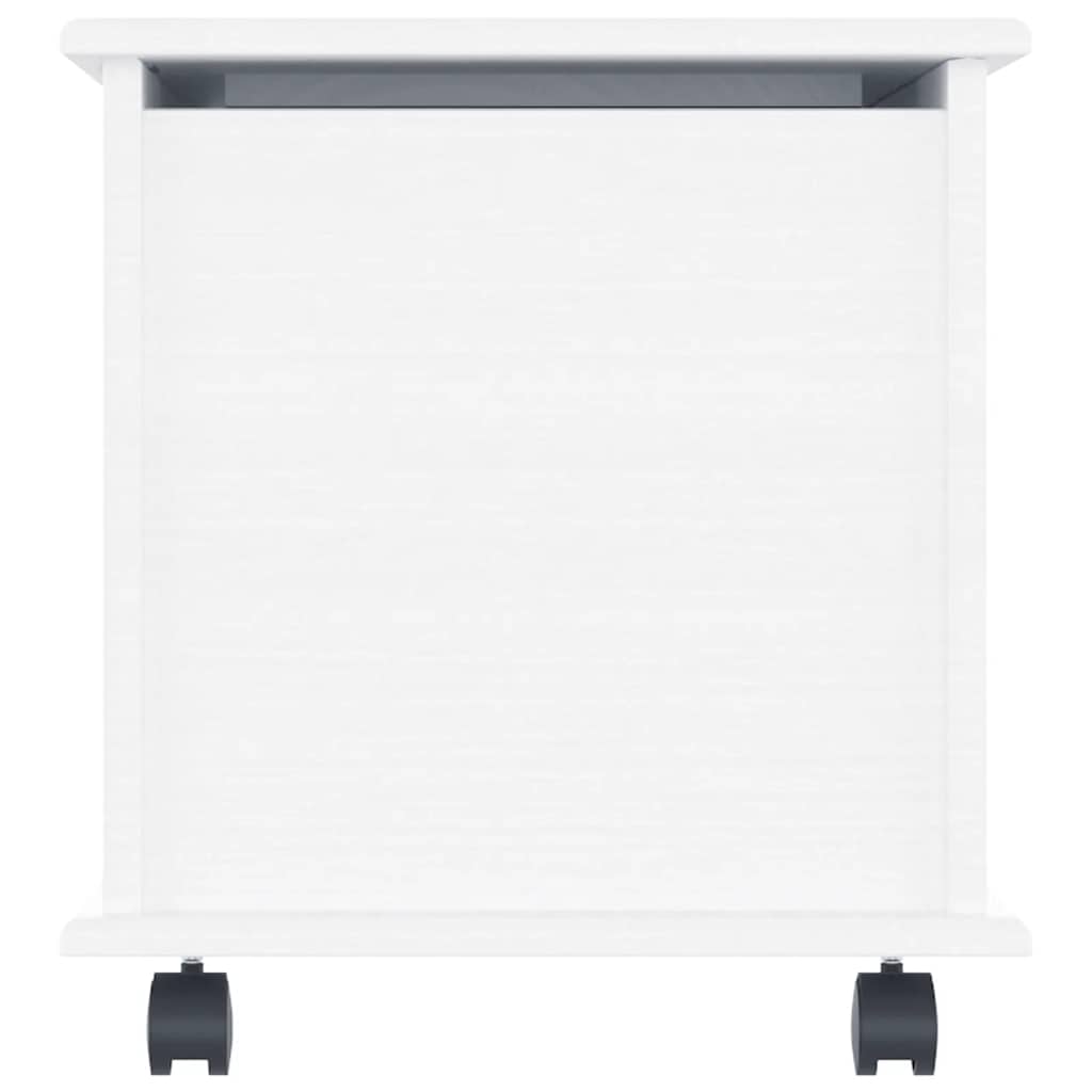 Truhe mit Rollen ALTA 73x39,5x43 cm Massivholz Kiefer
