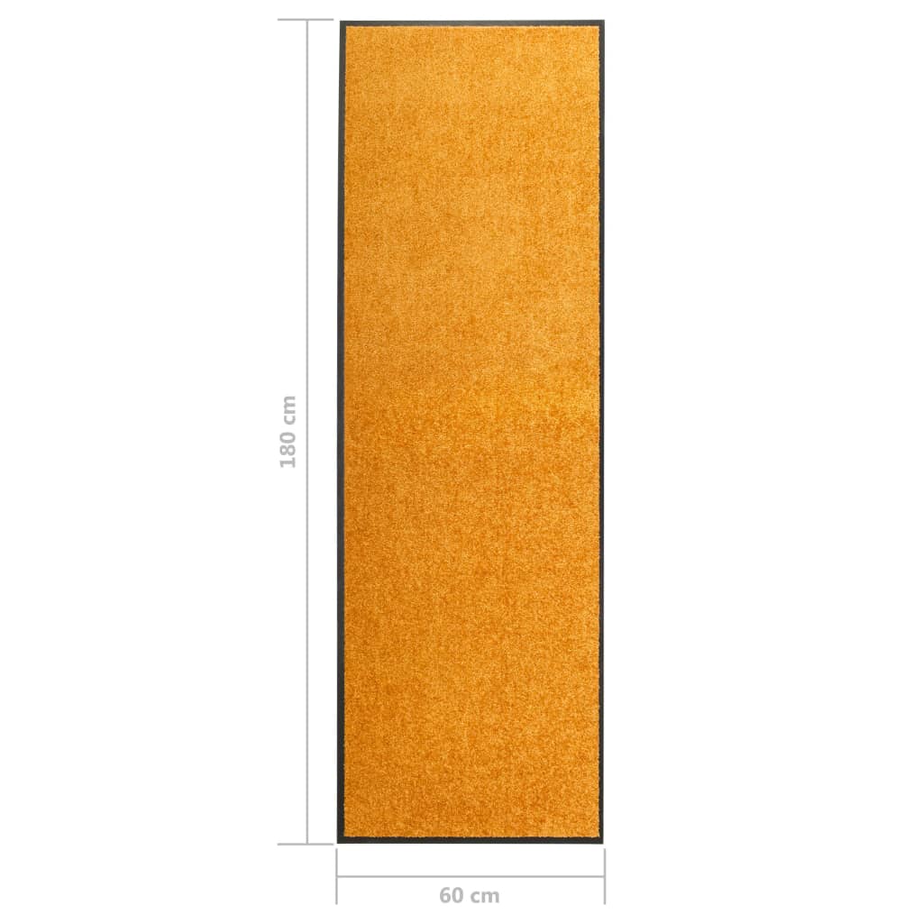 Fußmatte Waschbar Anthrazit 120x180 cm