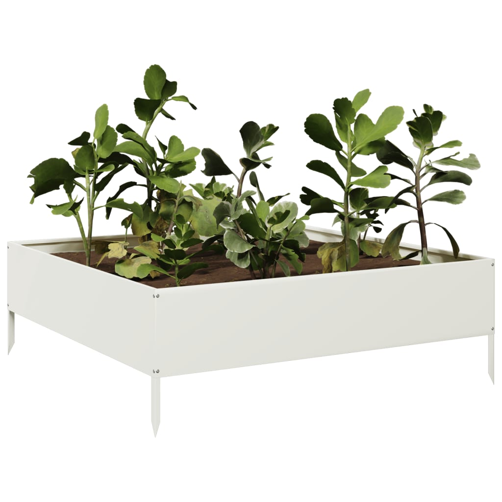 Hochbeet 100x100x18,5 cm Cortenstahl