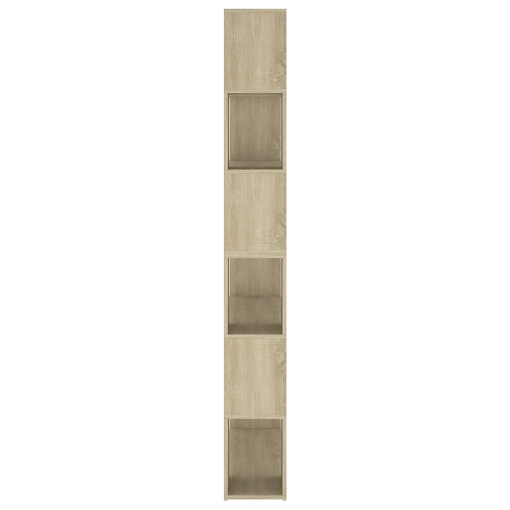 Bücherregal Raumteiler Weiß 100x24x188 cm