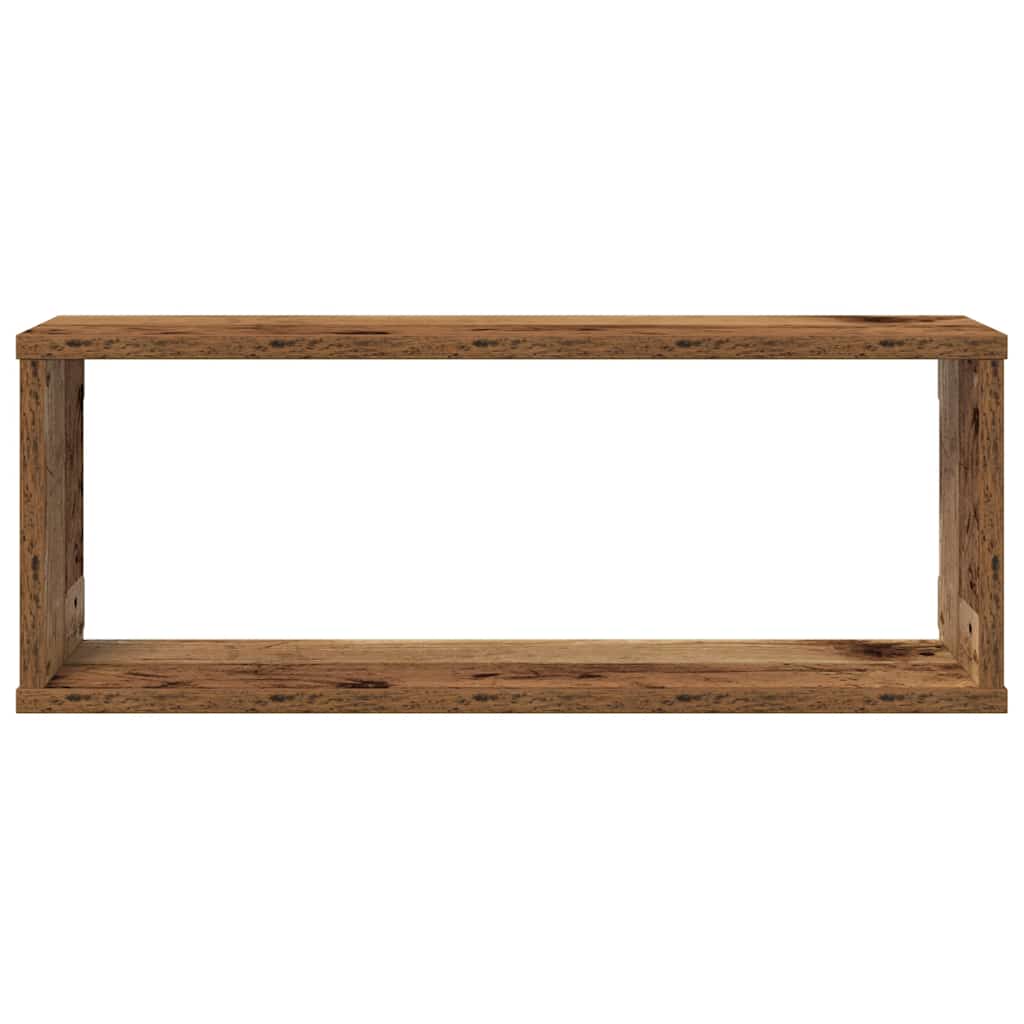 Würfelregale 2 Stk. Weiß 30x15x30 cm