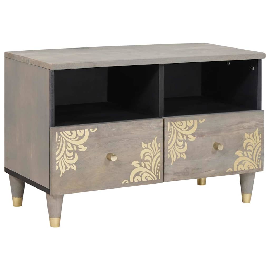 TV-Schränk Honigbraun 70 x 33 x 46 cm Massivholz Mango