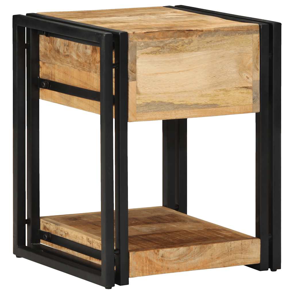 Nachttisch 40 x 35 x 50 cm Massives upgecyceltes Holz