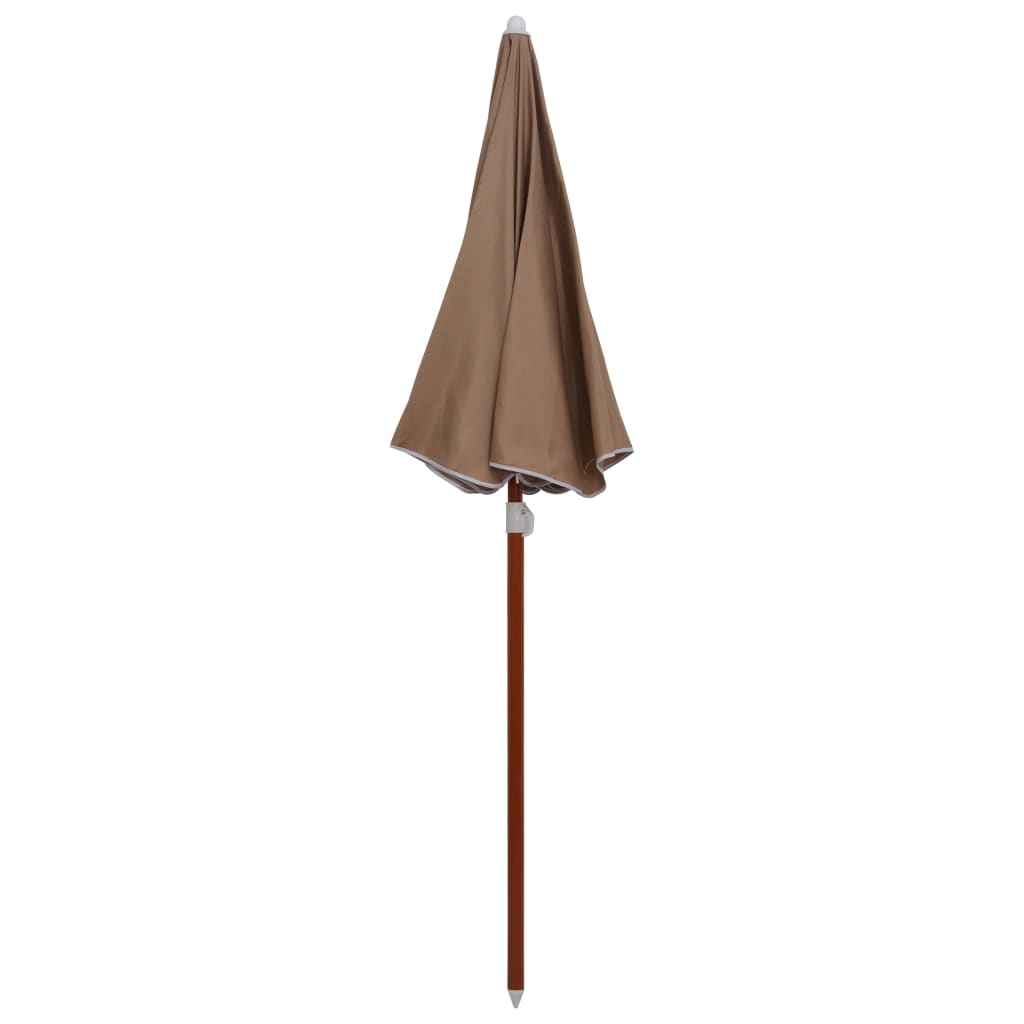 Sonnenschirm mit Stahl-Mast 300 cm Sandweiß
