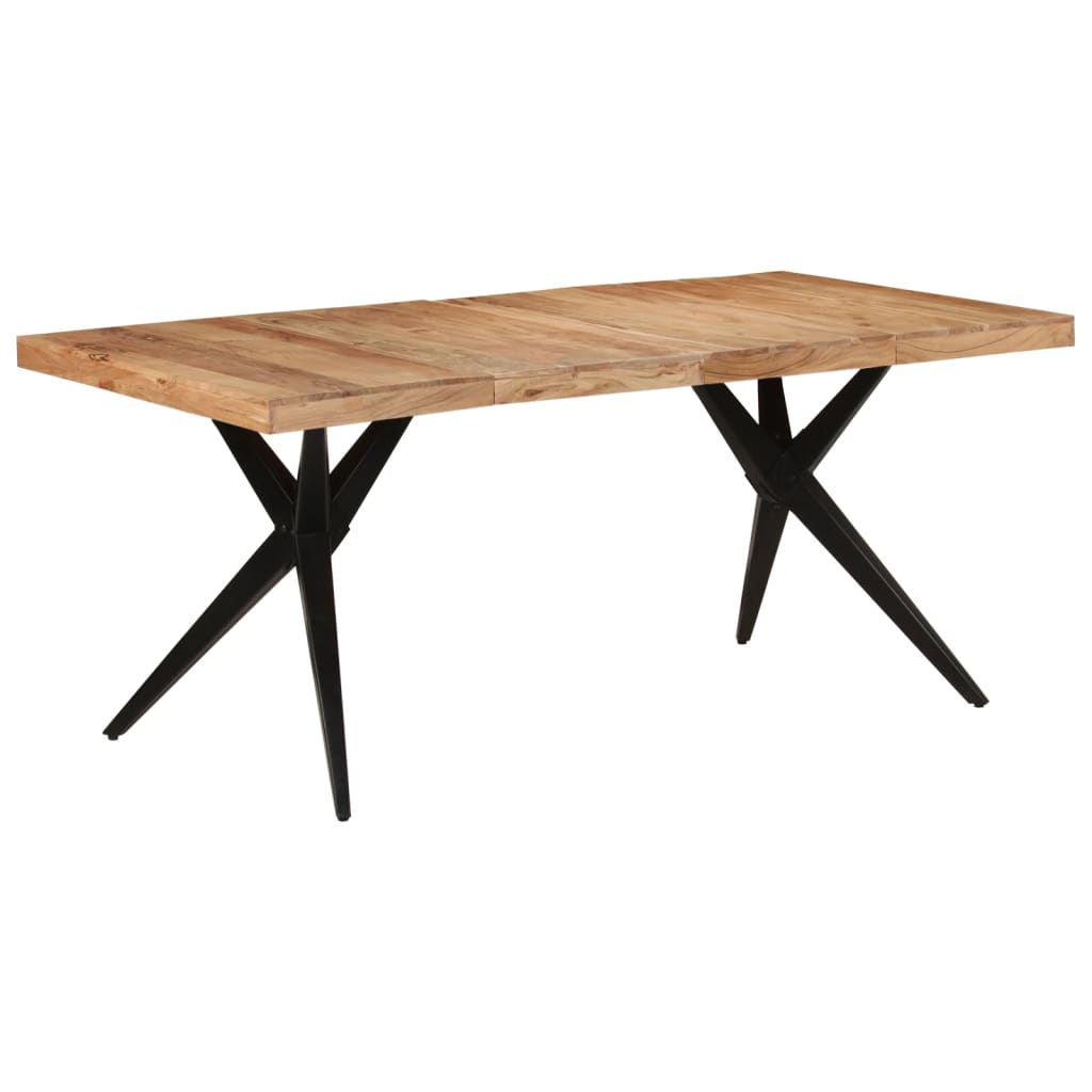 Esstisch 160x80x76 cm Massivholz Akazie