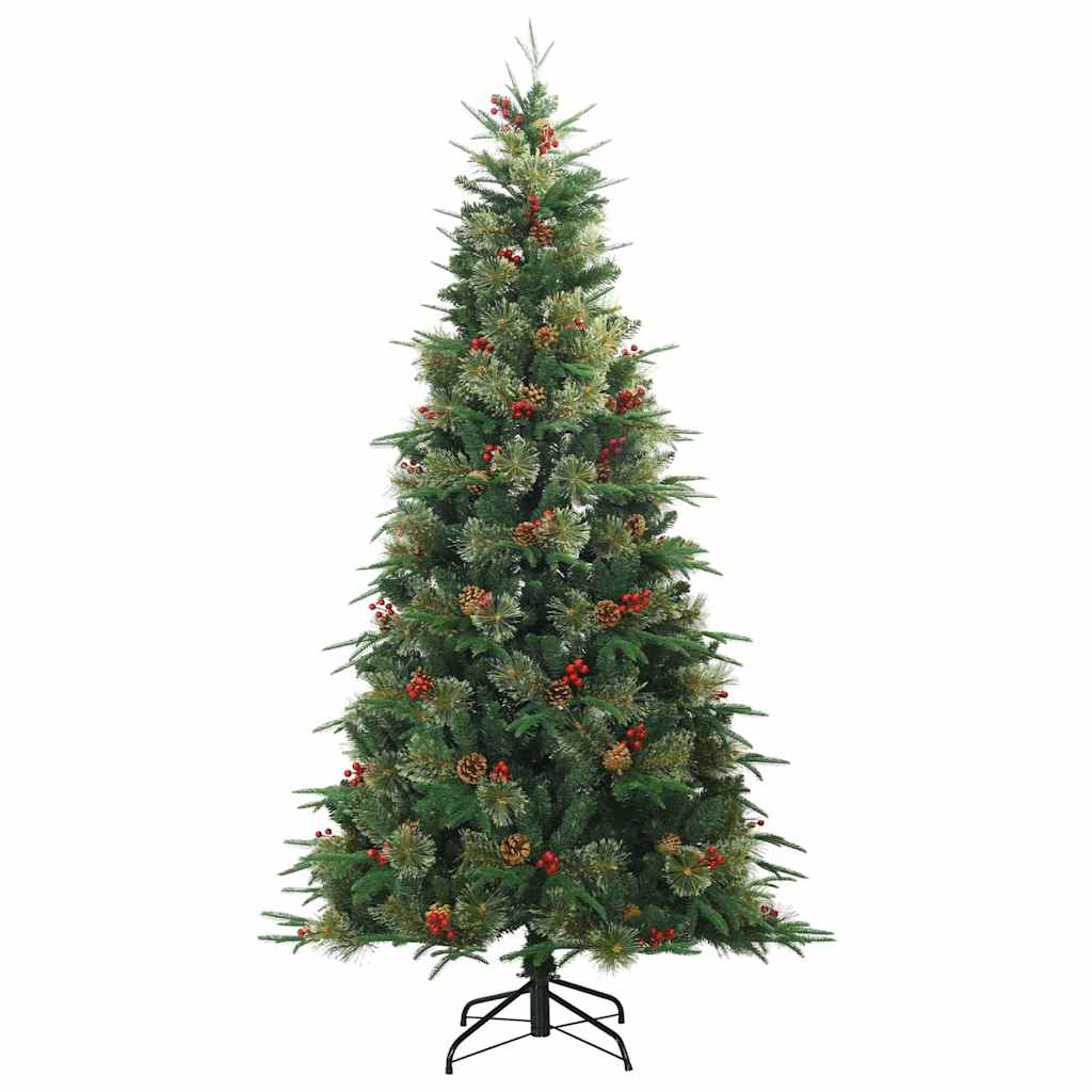 Künstlicher klappbarer Weihnachtsbaum mit Ständer Grün 120 cm