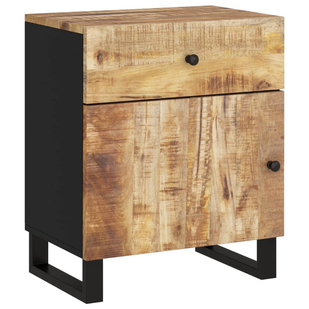Nachttisch 50x33x60 cm Altholz Massiv & Holzwerkstoff