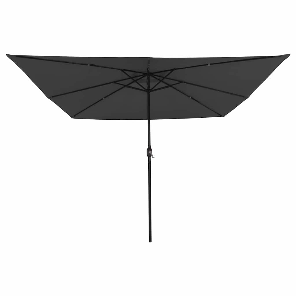 Garten-Sonnenschirm Sand 295 x 295 x 245 cm Polyester und Stahl