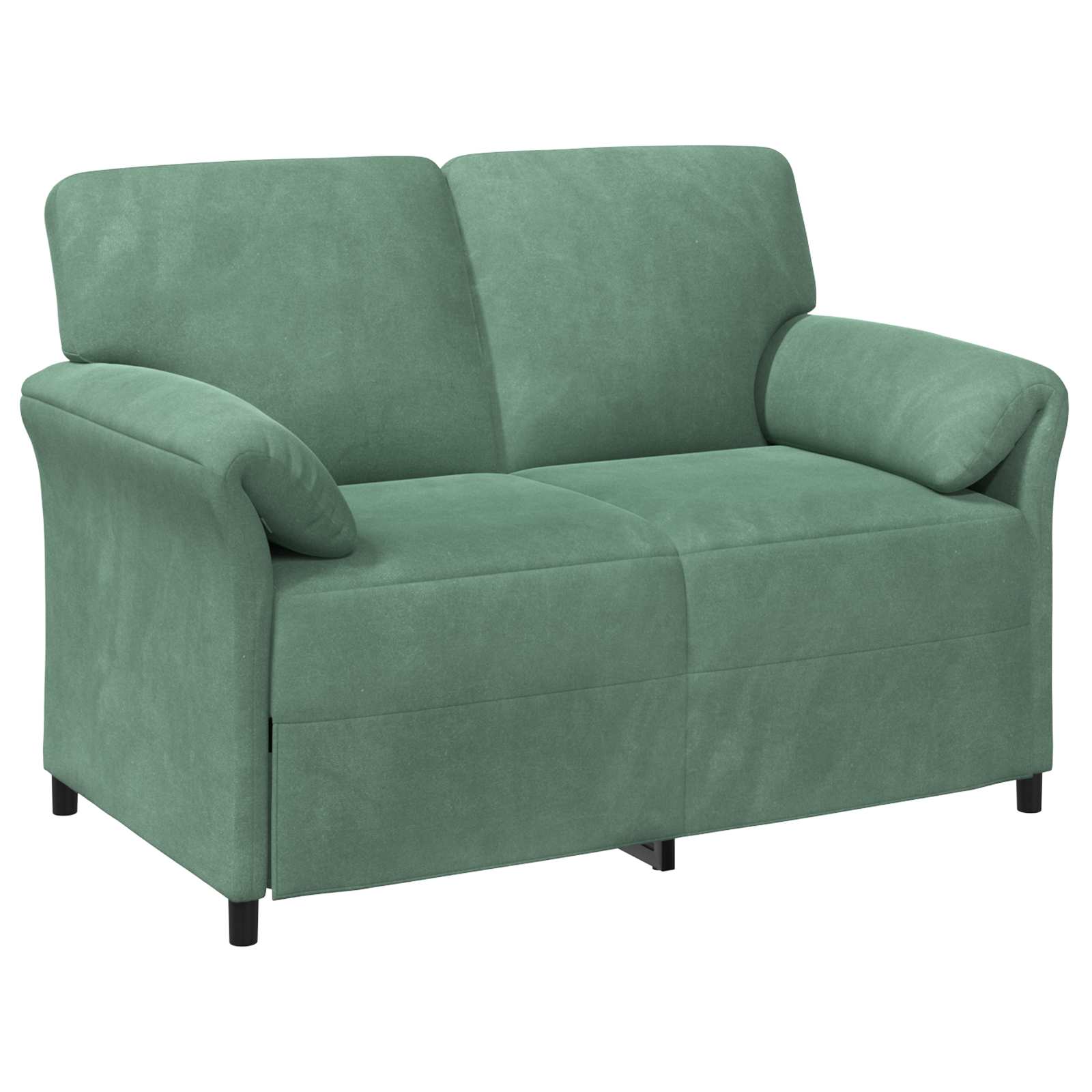 1-Sitzer Sofa Hellgrau 88 x 83 x 95 cm Samt