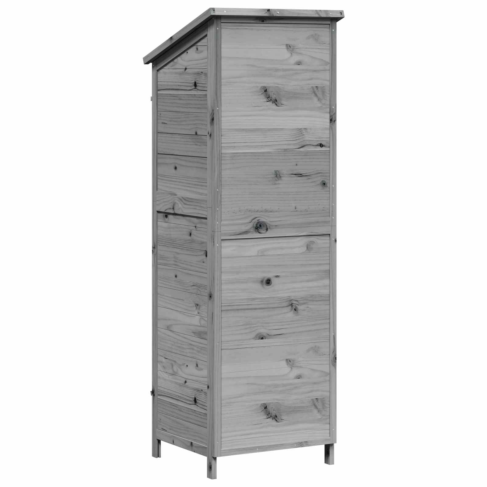 Gartenschuppen Natur 59 x 56 x 113,5 cm Massivholz aus Fichte