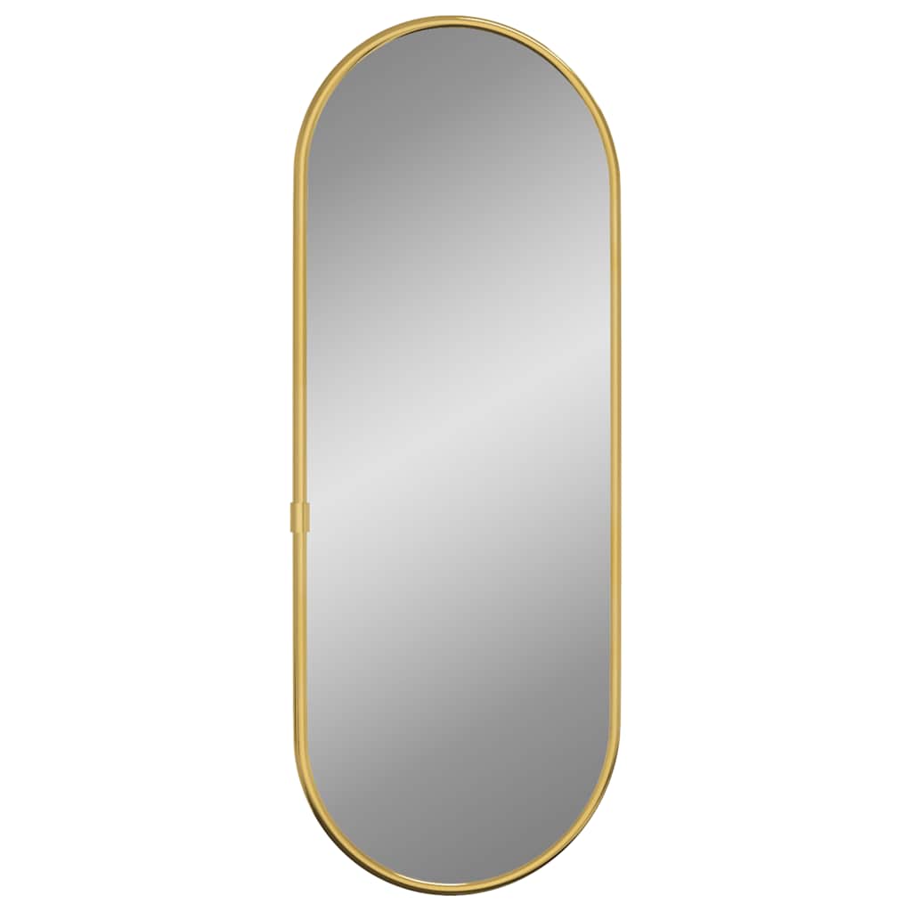 Wandspiegel Silbern 50x20 cm Oval
