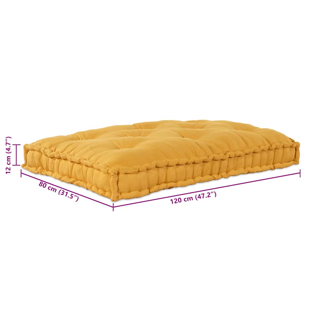 Palettensofa-Auflage Mehrfarbig Stoff Patchwork