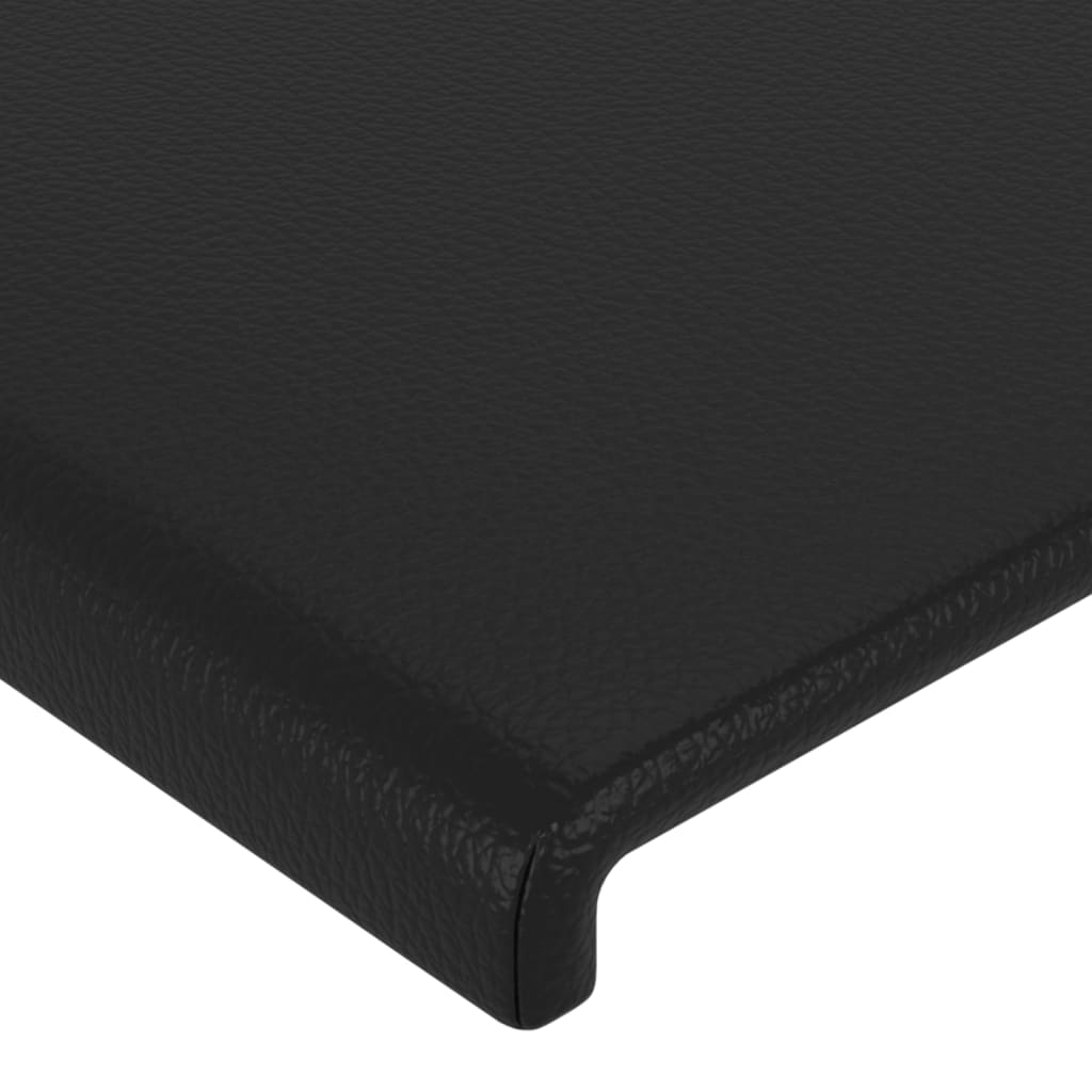 Kopfteil mit Ohren Creme 83x23x78/88 cm Kunstleder