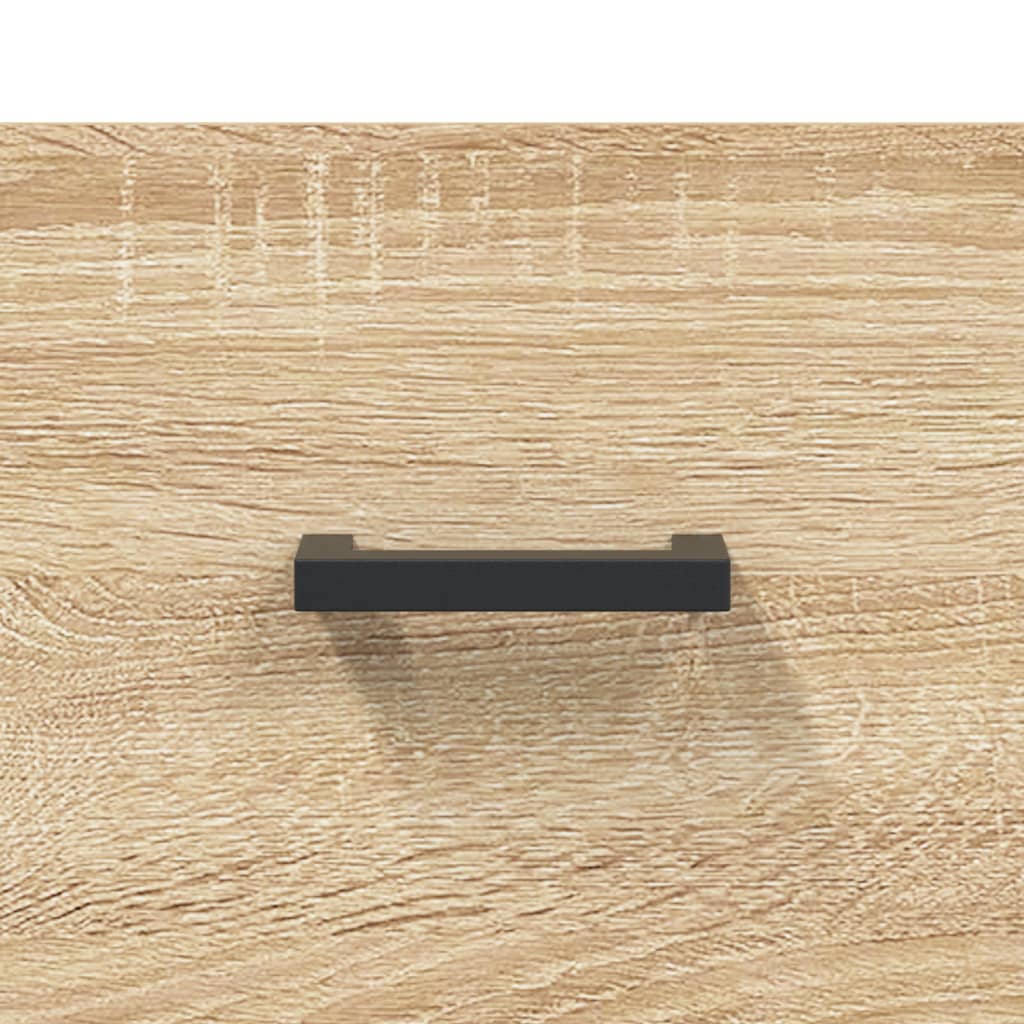 Highboard Betongrau 69,5x34x180 cm Holzwerkstoff