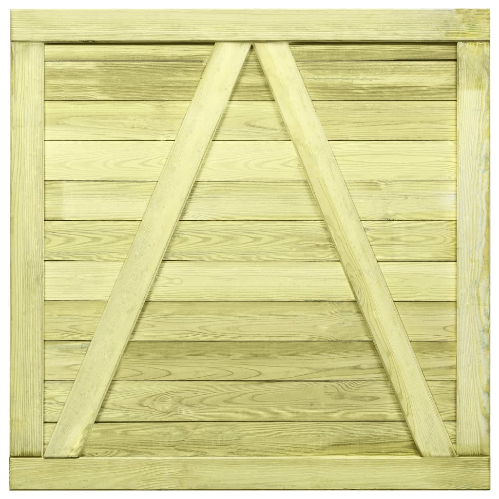 Gartentor Imprägniertes Kiefernholz 75x100 cm