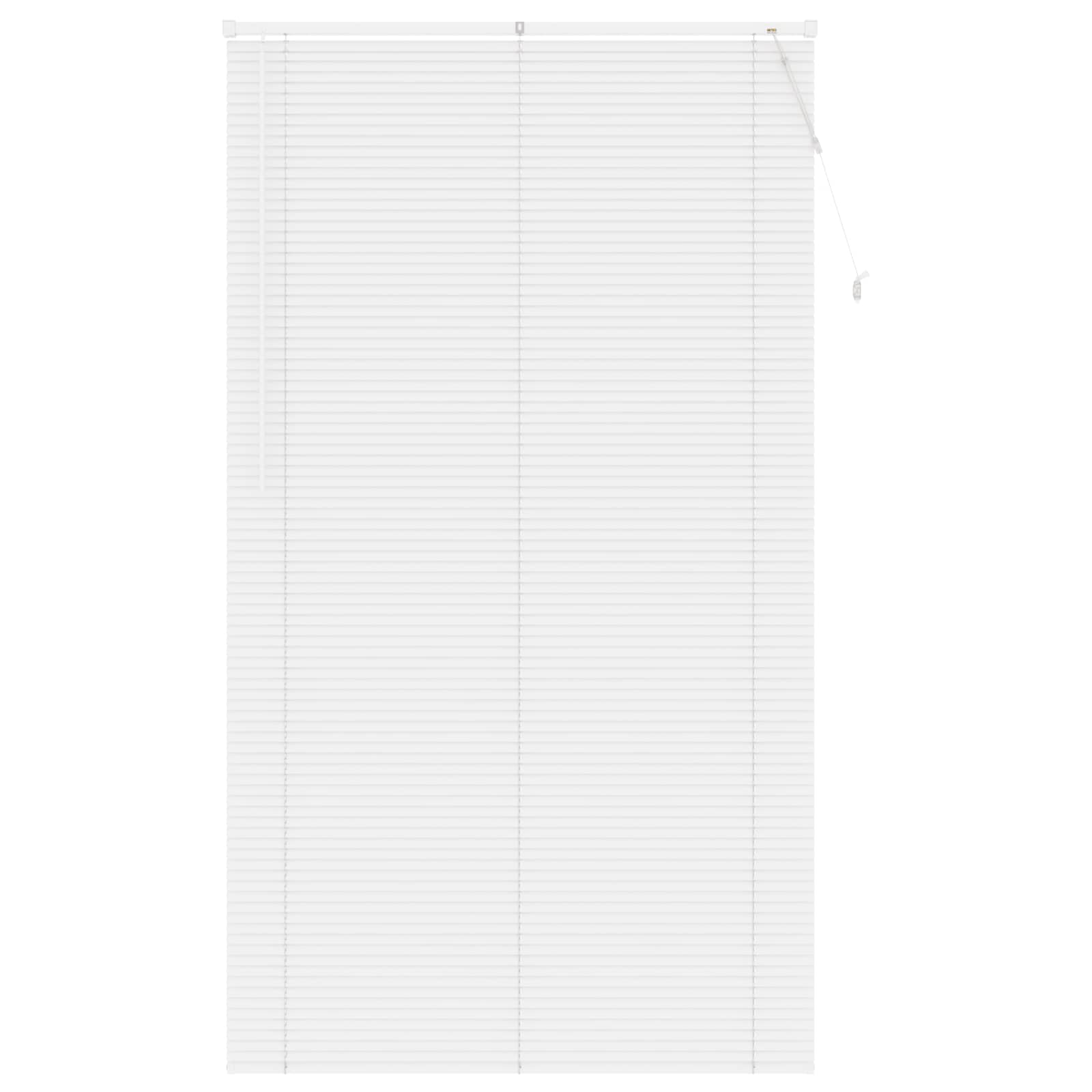 Jalousie Silber Grau 150 x 40 cm 25 mm PVC