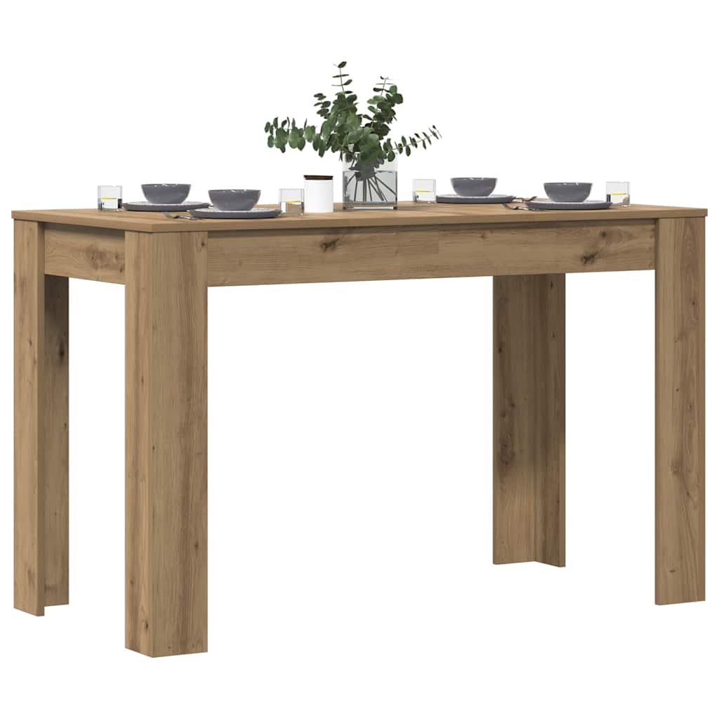 Esstisch Weiß 120x60x76 cm Holzwerkstoff
