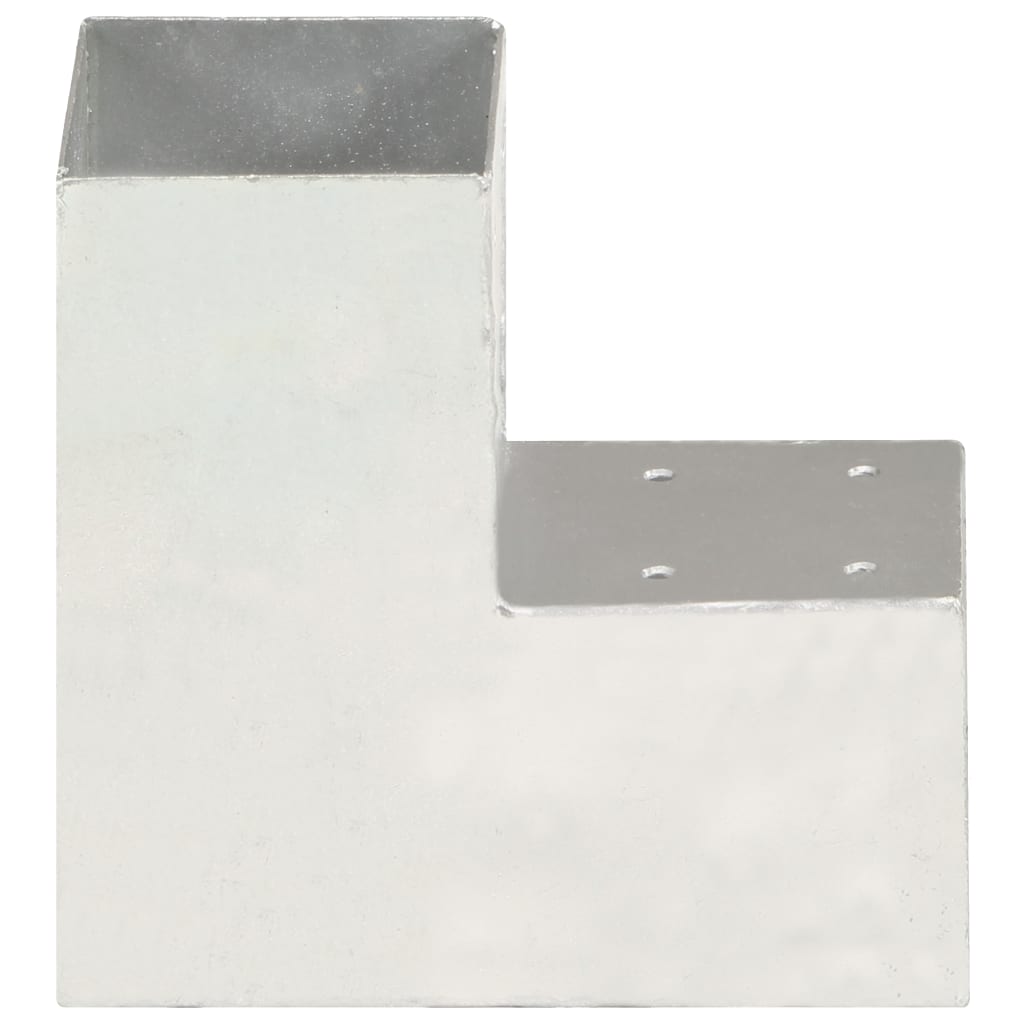Pfostenverbinder L-Form Verzinktes Metall 71 x 71 mm