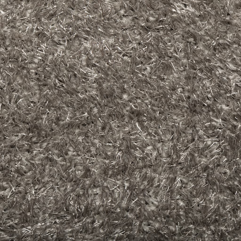 Teppich ISTAN Hochflor Glänzend Anthrazit 100x200 cm
