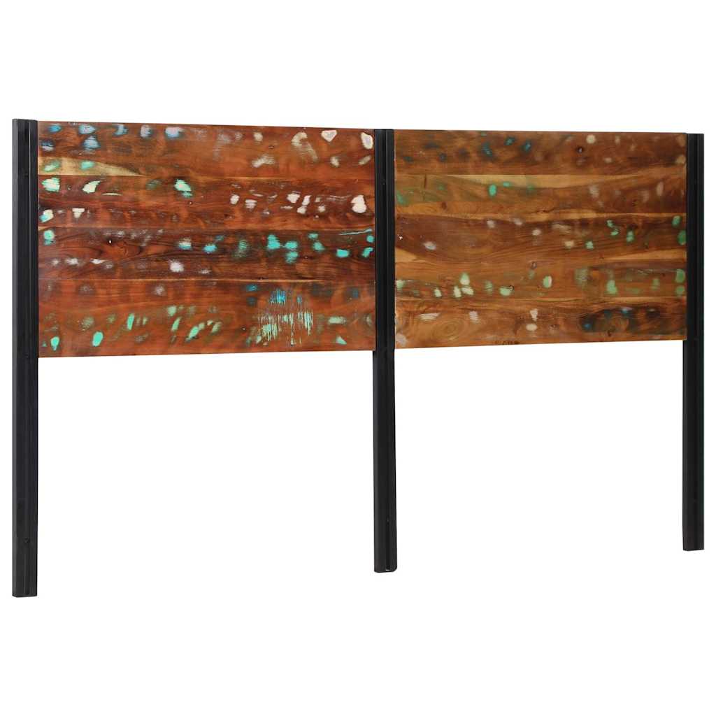 Kopfteil 100 cm Massivholz Mango und Eisen