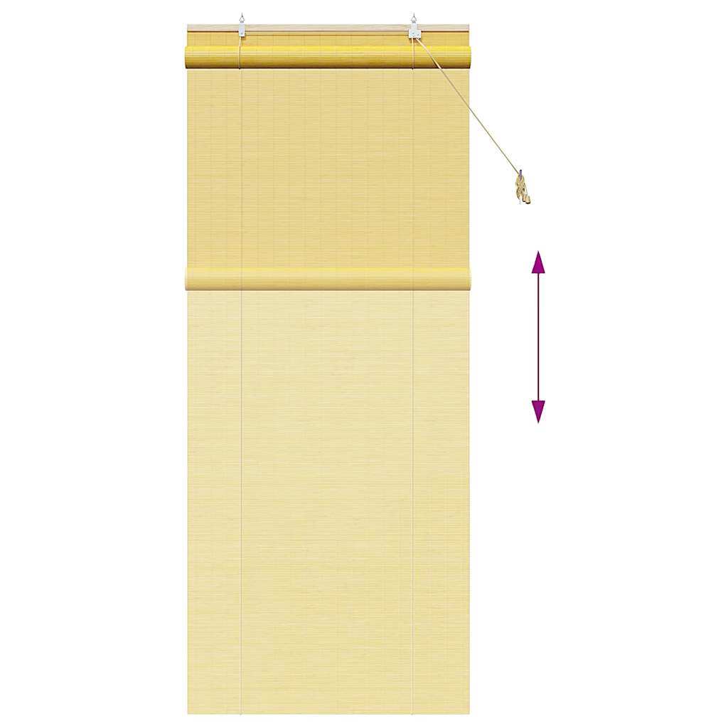 Rollo Braun 60 x 160 cm Bambus