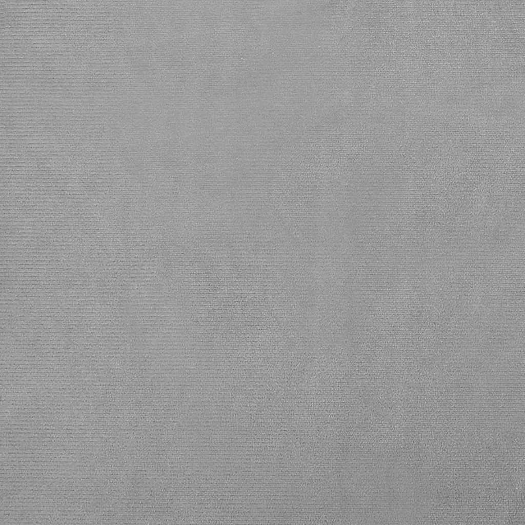 Kindersofa Hellgrau 70x40x24 cm Samt