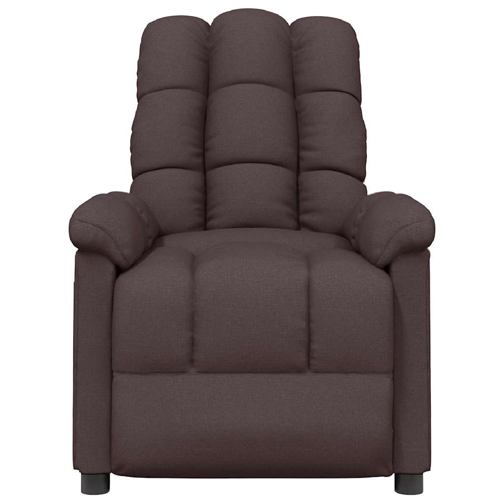 Massagesessel Hellgrau Stoff