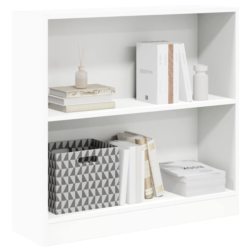 Bücherregal Weiß 40x24x75 cm Holzwerkstoff