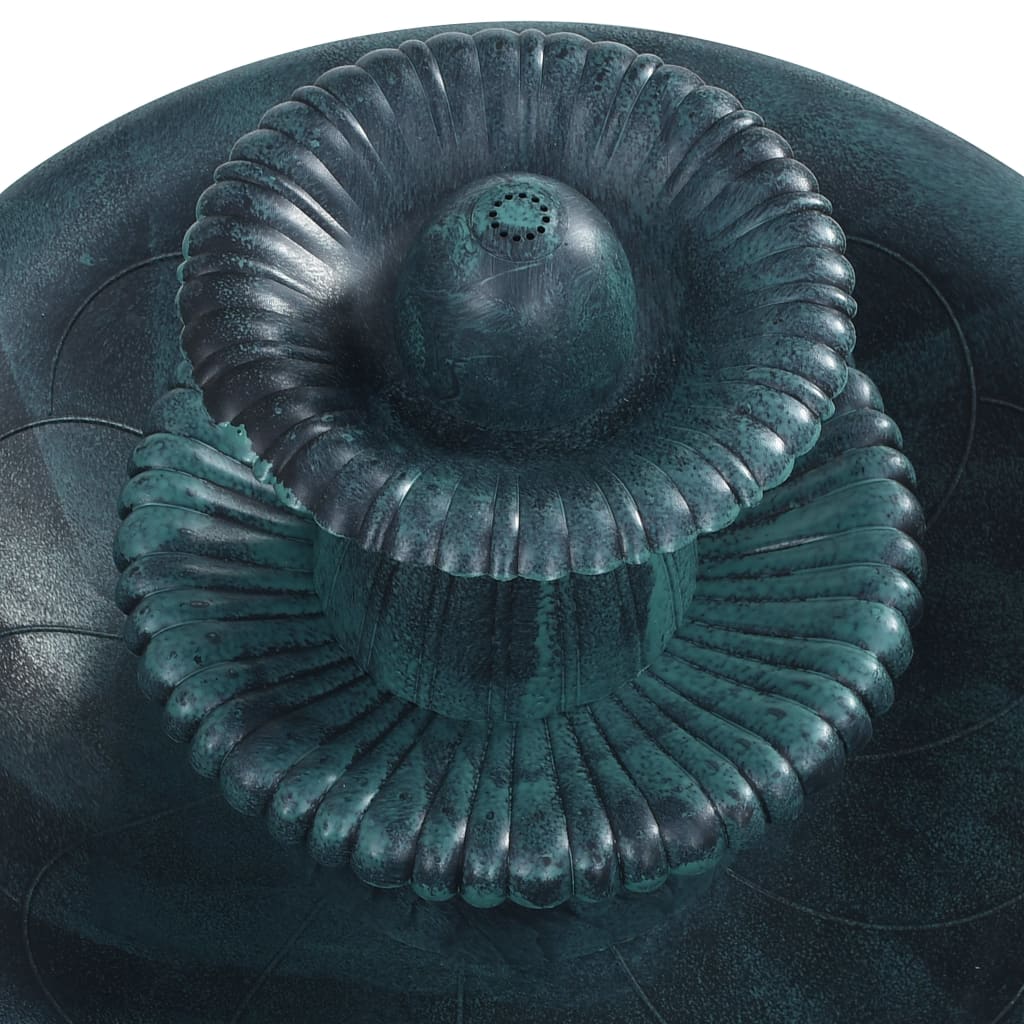 Vogelbad mit Springbrunnen Bronzen 50×91 cm Kunststoff