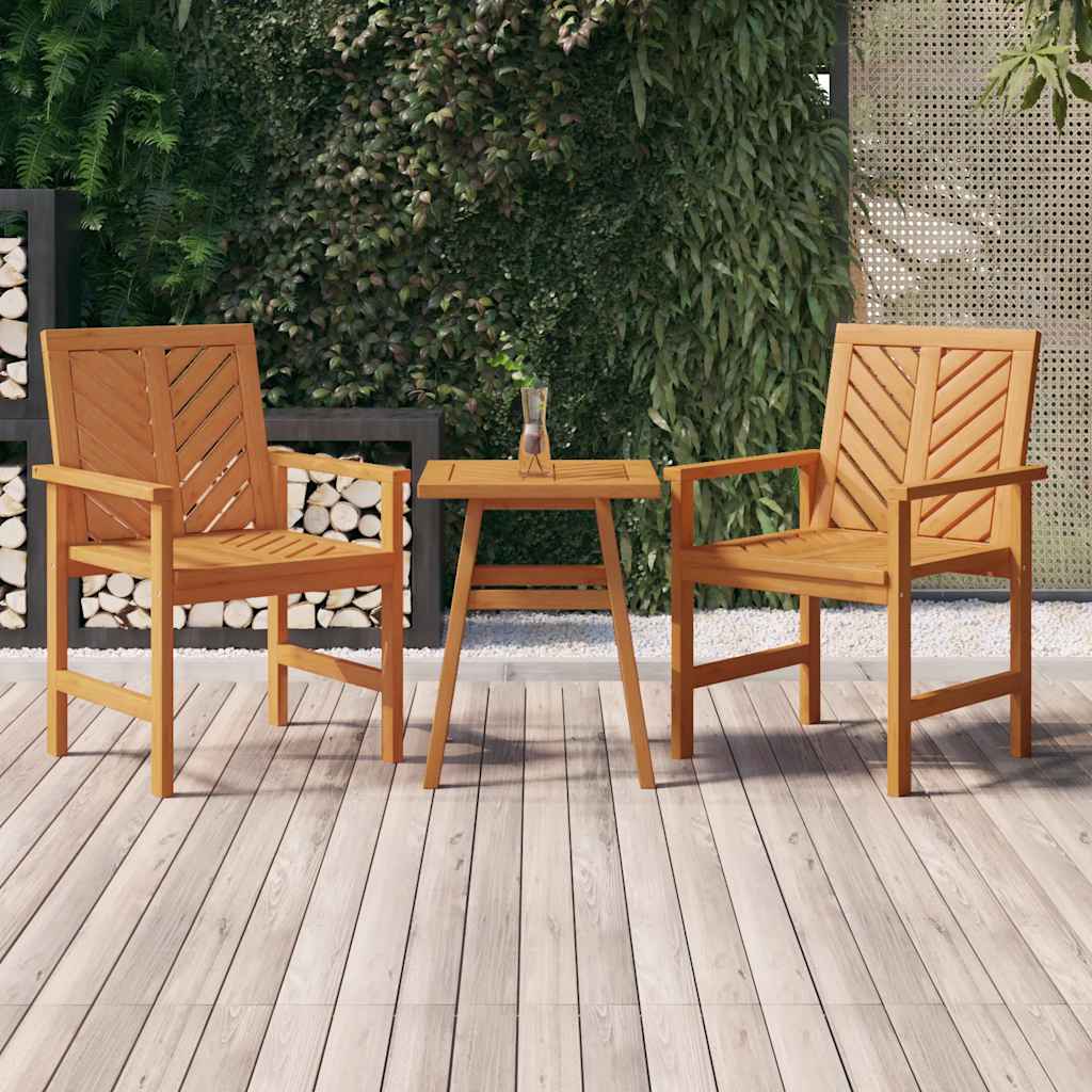 Esszimmerstuhl 6 pcs Natur Massivholz Akazie