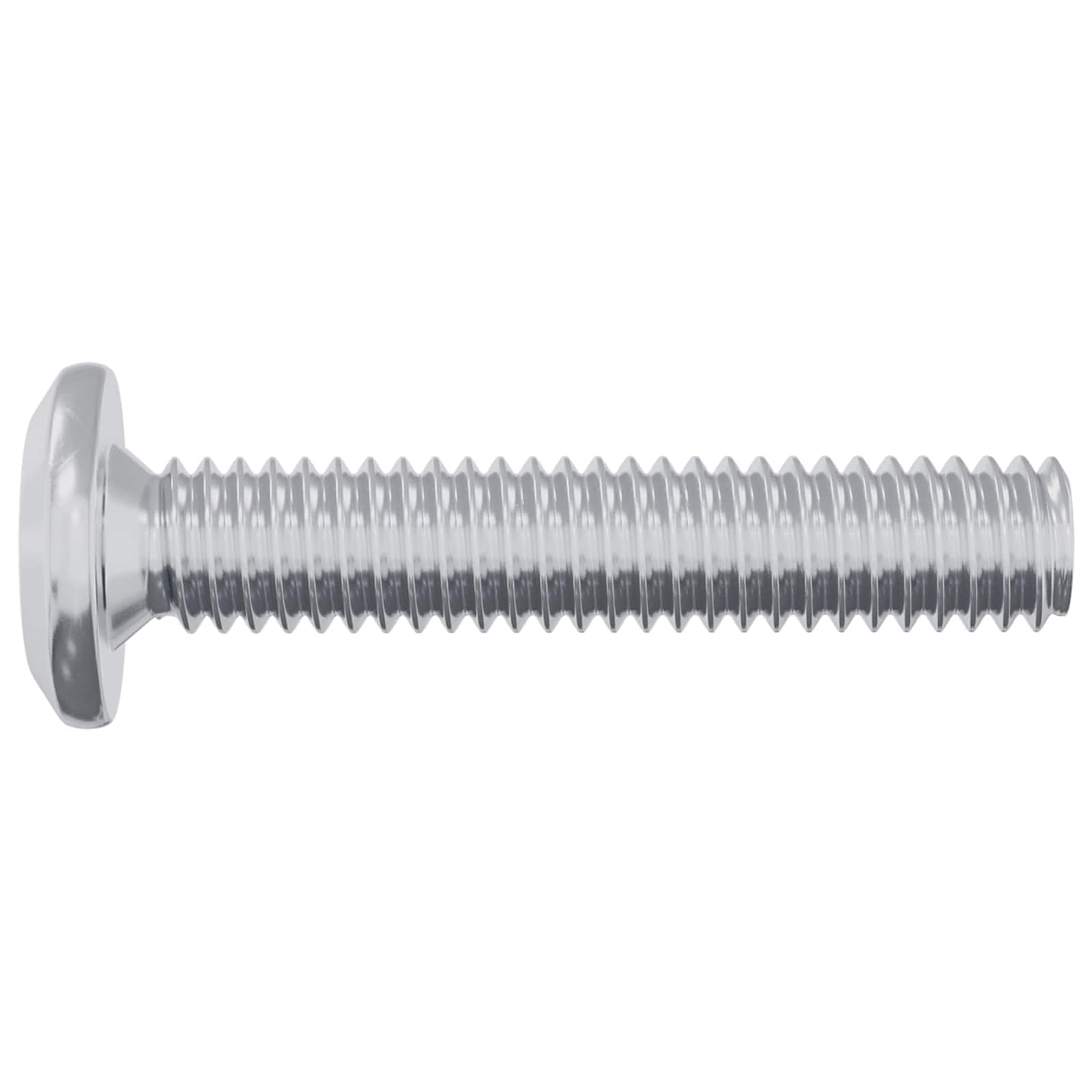 Kopf-Sicherungsschraube 2 pcs Silber M6 x 15 mm Stahl
