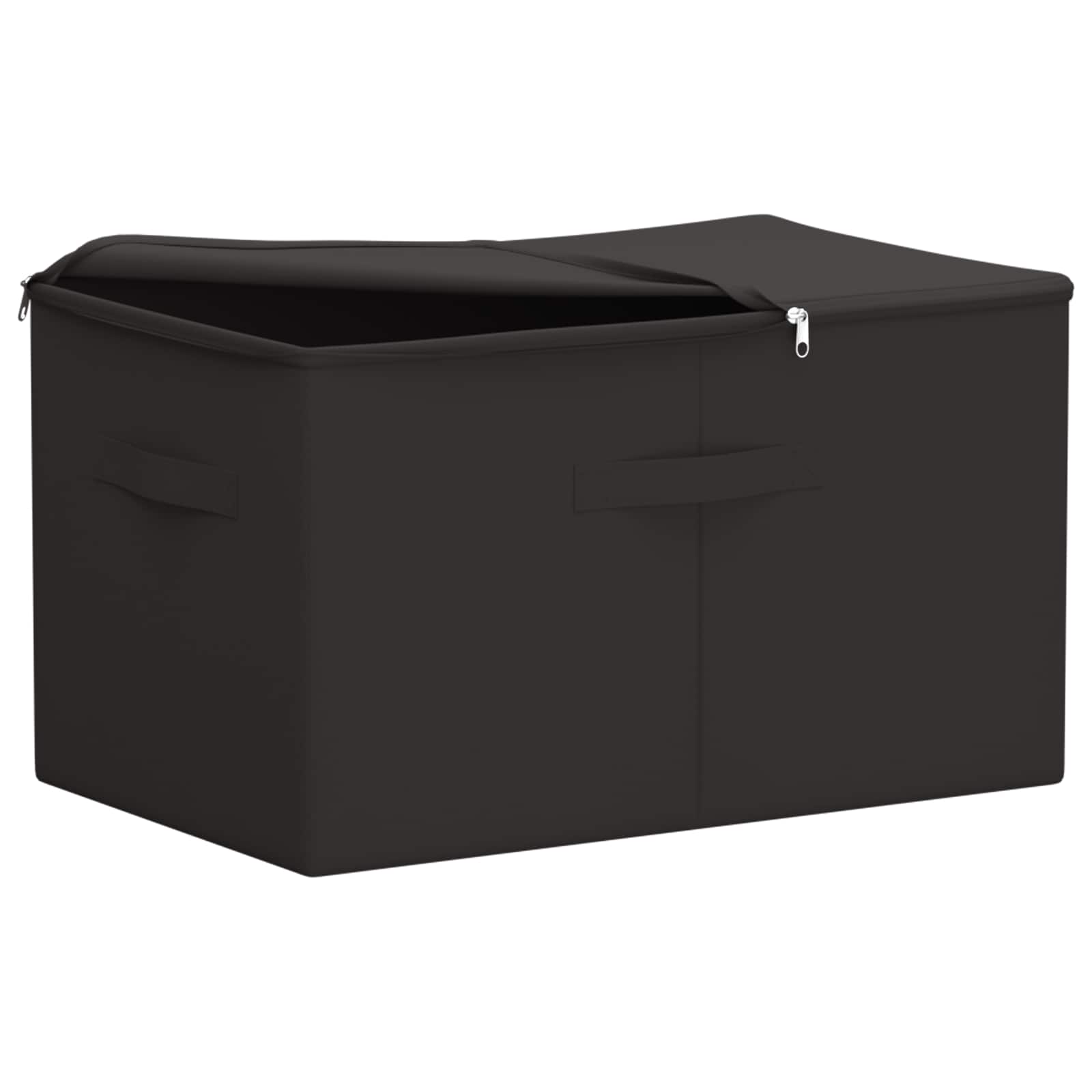 Aufbewahrungsbox Stoff 50x30x25 cm Anthrazit