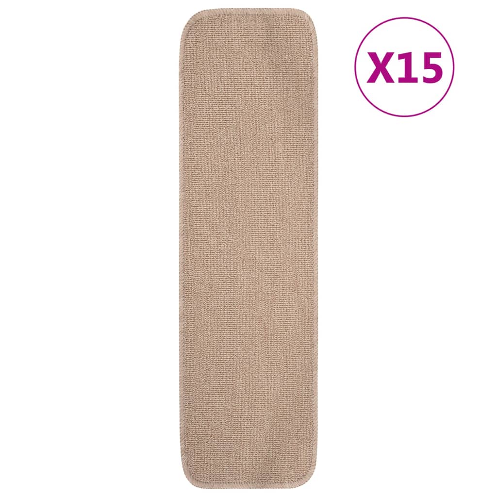 Antirutsch Stufenmatten 15 Stk. 60x25 cm Anthrazit Rechteckig