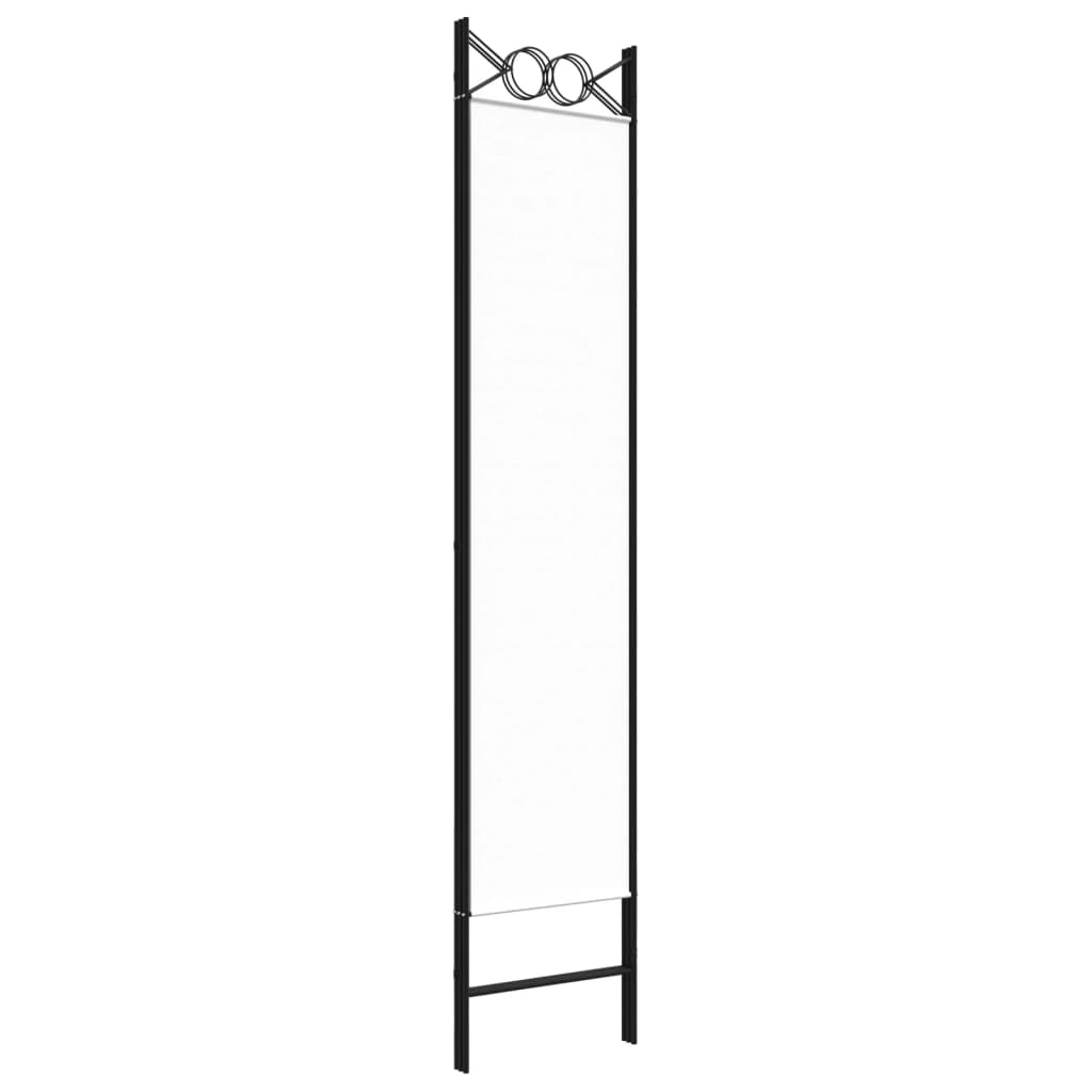 3-teiliger Raumteiler Beige 120 x 200 cm Stoff