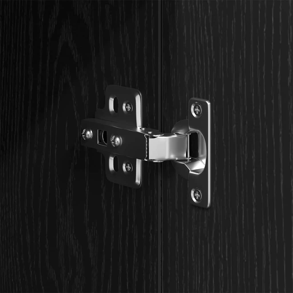 Badschrank Weiß 30x30x190 cm Holzwerkstoff