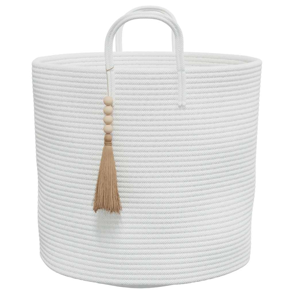 Aufbewahrungskorb Braun Ø40x35 cm Baumwolle