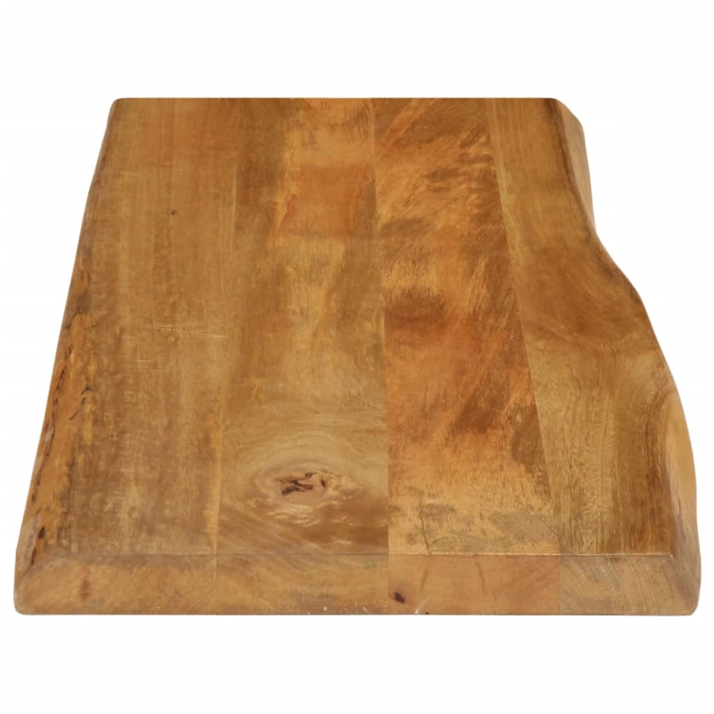 Tischplatte 40x40x2,5 cm Rechteckig Massivholz Akazie Baumkante