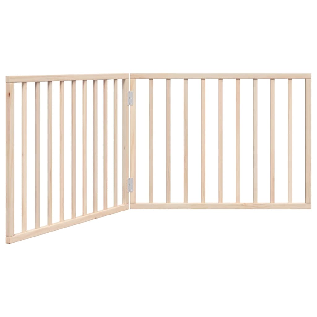 Hundegitter Faltbar 3 Paneele 150 cm Pappelholz
