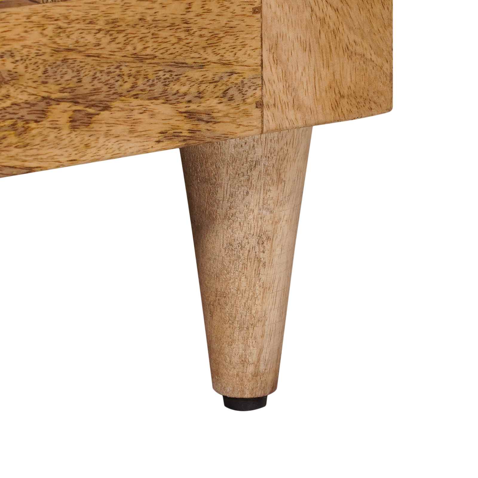Nachttisch Braun 50 x 33 x 60 cm Massivholz Mango
