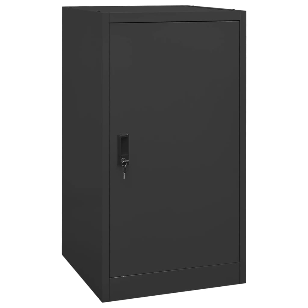 Sattelschrank Weiß 53x53x140 cm Stahl