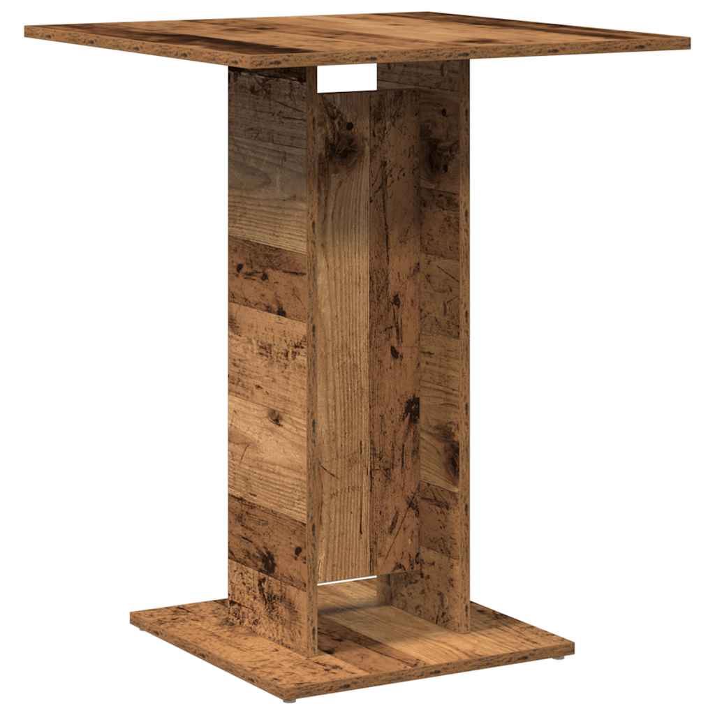 Bistrotisch Weiß 60x60x75 cm Holzwerkstoff