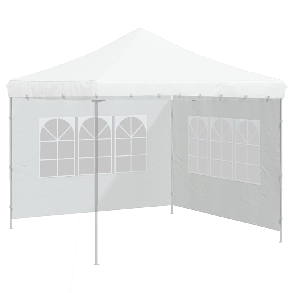 Party Zelt Seitenteil 2 pcs 300 x 195 cm Rot PE und Stahl