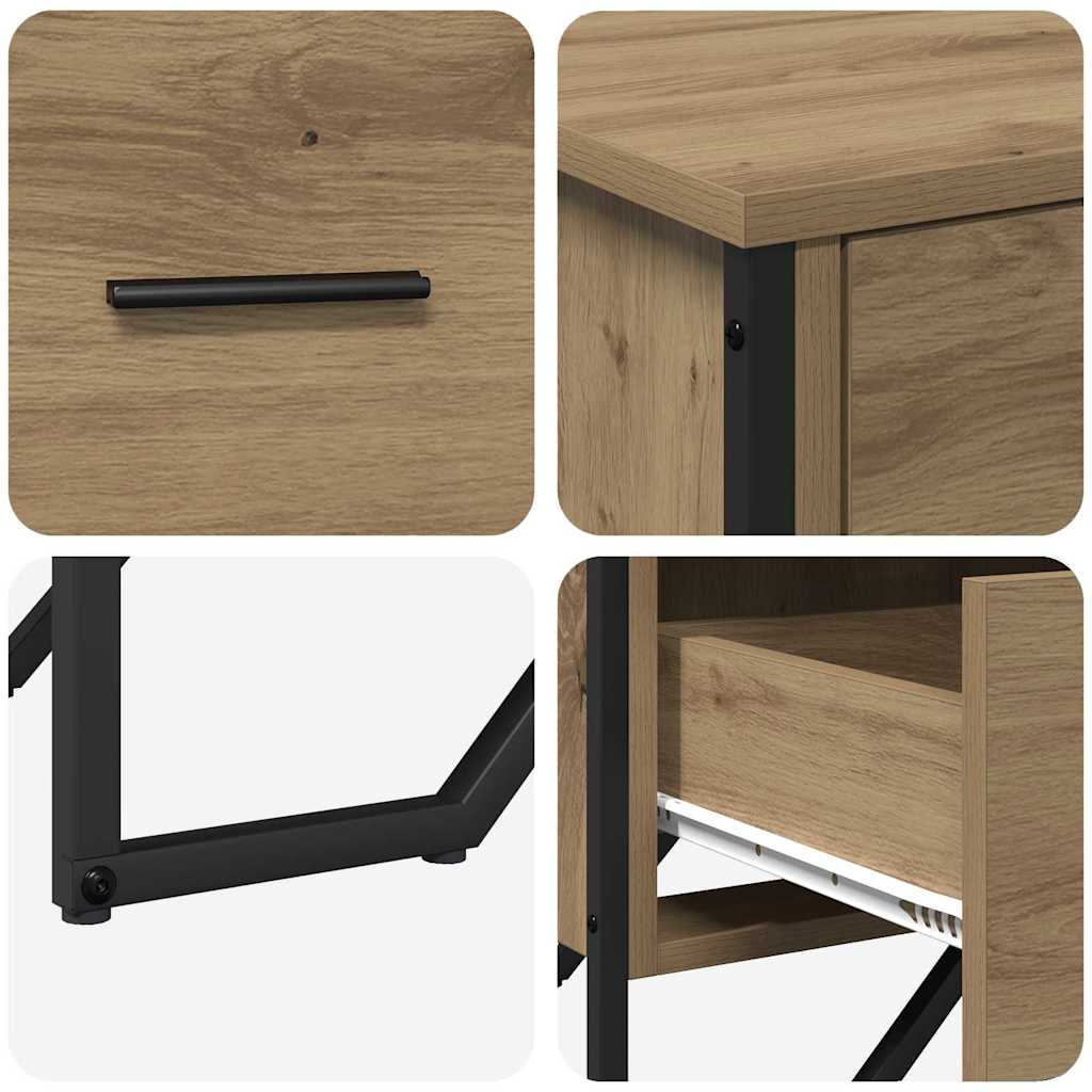 Kommode Schwarz 91x35,5x74,5 cm Holzwerkstoff