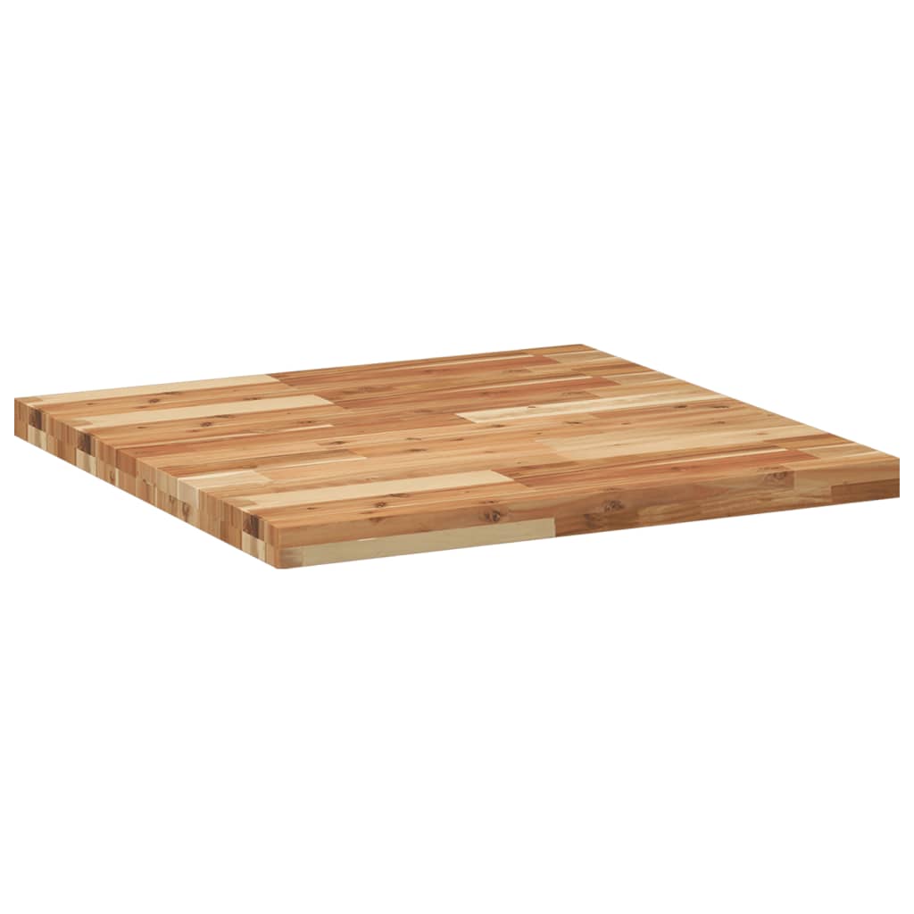 Tischplatte Rund Ø40x2 cm Massivholz Akazie